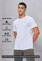 Men Solid Slim Fit Crew Neck T-shirt with COTFLEX