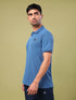 Men Solid Slim Fit Polo T-shirt with ELASTO PLUS