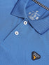Men Solid Slim Fit Polo T-shirt with ELASTO PLUS