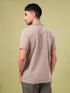 Men Solid Slim Fit Polo T-shirt with ELASTO PLUS