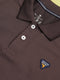 Men Solid Slim Fit Polo T-shirt with ELASTO PLUS