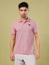 Men Solid Slim Fit Polo T-shirt with ELASTO PLUS
