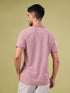 Men Solid Slim Fit Polo T-shirt with ELASTO PLUS