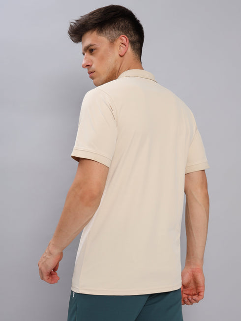 Men Solid Slim Fit Polo T-shirt with ELASTO PLUS (Pack of 2)