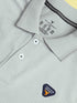 Men Solid Slim Fit Polo T-shirt with ELASTO PLUS
