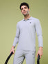 Men Solid Slim Fit Polo T-shirt with MATPIQ