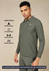 Men Solid Slim Fit Polo T-shirt with MATPIQ