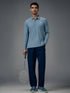 Men Solid Slim Fit Polo T-shirt with MATPIQ