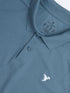 Men Solid Slim Fit Polo T-shirt with MATPIQ