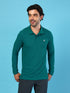 Men Solid Slim Fit Polo T-shirt with MATPIQ