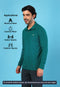 Men Solid Slim Fit Polo T-shirt with MATPIQ
