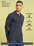 Men Solid Slim Fit Polo T-shirt with MATPIQ