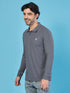 Men Solid Slim Fit Polo T-shirt with MATPIQ