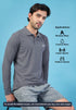 Men Solid Slim Fit Polo T-shirt with MATPIQ