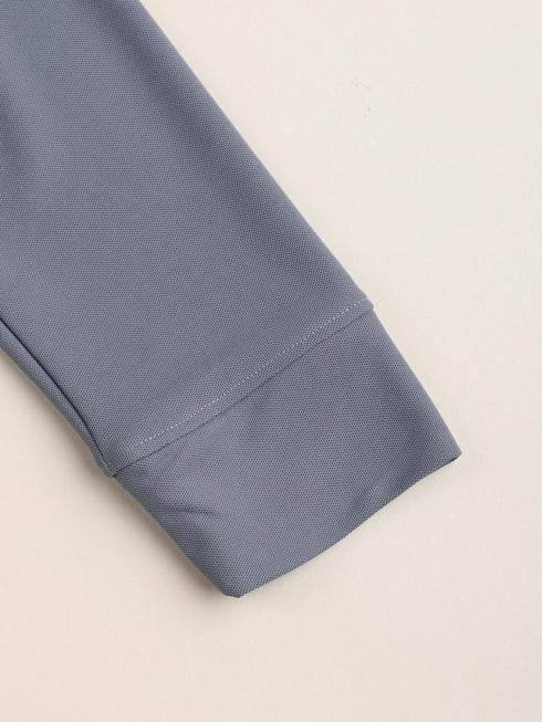 Men Solid Slim Fit Polo T-shirt with MATPIQ