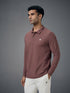 Men Solid Slim Fit Polo T-shirt with MATPIQ