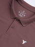 Men Solid Slim Fit Polo T-shirt with MATPIQ