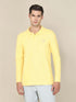 Men Solid Slim Fit Polo T-shirt with MATPIQ