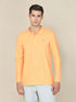 Men Solid Slim Fit Polo T-shirt with MATPIQ