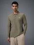 Men Solid Slim Fit Polo T-shirt with MATPIQ