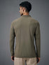 Men Solid Slim Fit Polo T-shirt with MATPIQ