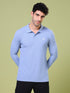 Men Solid Slim Fit Polo T-shirt with MATPIQ