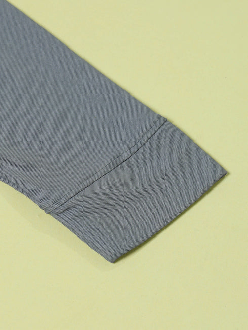 Men Solid Slim Fit Polo T-shirt with MATPIQ
