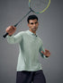 Men Solid Slim Fit Polo T-shirt with MATPIQ