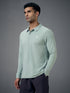 Men Solid Slim Fit Polo T-shirt with MATPIQ