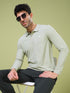 Men Solid Slim Fit Polo T-shirt with MATPIQ
