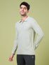 Men Solid Slim Fit Polo T-shirt with MATPIQ