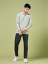 Men Solid Slim Fit Polo T-shirt with MATPIQ