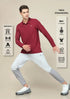 Men Solid Slim Fit Polo T-shirt with MATPIQ