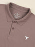 Men Solid Slim Fit Polo T-shirt with MATPIQ