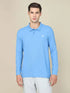 Men Solid Slim Fit Polo T-shirt with MATPIQ