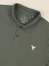 Men Solid Slim Fit Polo T-shirt with MATPIQ