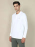 Men Solid Slim Fit Polo T-shirt with MATPIQ