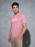 Men Printed Slim Fit Round Neck T-shirt with COTFLEX
