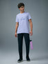 Men Printed Slim Fit Round Neck T-shirt with COTFLEX