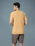 Men Printed Slim Fit Round Neck T-shirt with COTFLEX