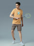 Men Printed Slim Fit Round Neck T-shirt with COTFLEX