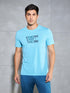 Men Printed Slim Fit Round Neck T-shirt with COTFLEX