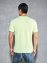 Men Printed Slim Fit Round Neck T-shirt with COTFLEX