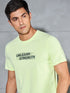 Men Printed Slim Fit Round Neck T-shirt with COTFLEX