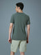 Men Printed Slim Fit Round Neck T-shirt with COTFLEX