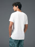 Men Printed Slim Fit Round Neck T-shirt with COTFLEX