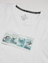 Men Printed Slim Fit Round Neck T-shirt with COTFLEX