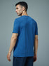 Men Solid Slim Fit Crew Neck T-shirt with DOUBLE COOL