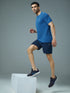 Men Solid Slim Fit Crew Neck T-shirt with DOUBLE COOL
