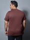 Men Plus Size Solid Slim Fit Crew Neck T-shirt with DOUBLE COOL